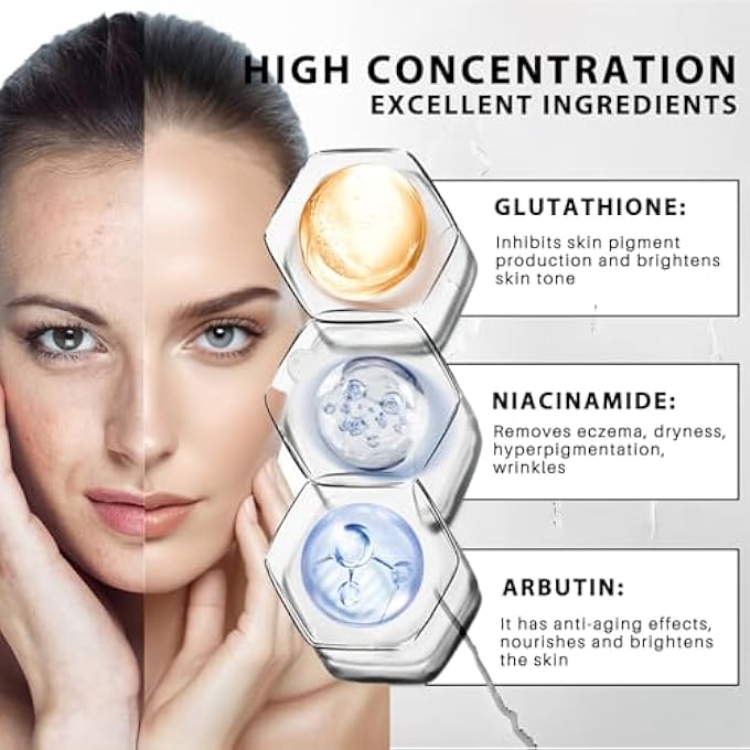 RUBRIEL GLUTATHIONE NIACINAMIDE CREAM FOR FACE  GLUTATHIONE NIACINAMIDE SKIN LOTION  FACE CARE LOTION WITH DEEP MOISTURE SUPPORT FOR ALL SKIN TYPES - Image 2